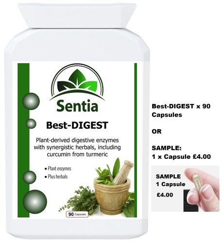 Digestive enzymes capsules - enzymes,
