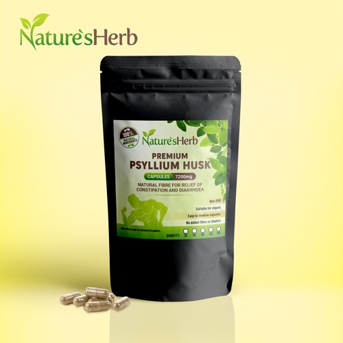 Psyllium husk capsules 7200mg - husk,