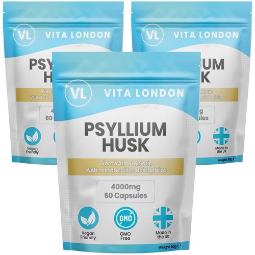 Psyllium husk capsules 4000mg - husk,
